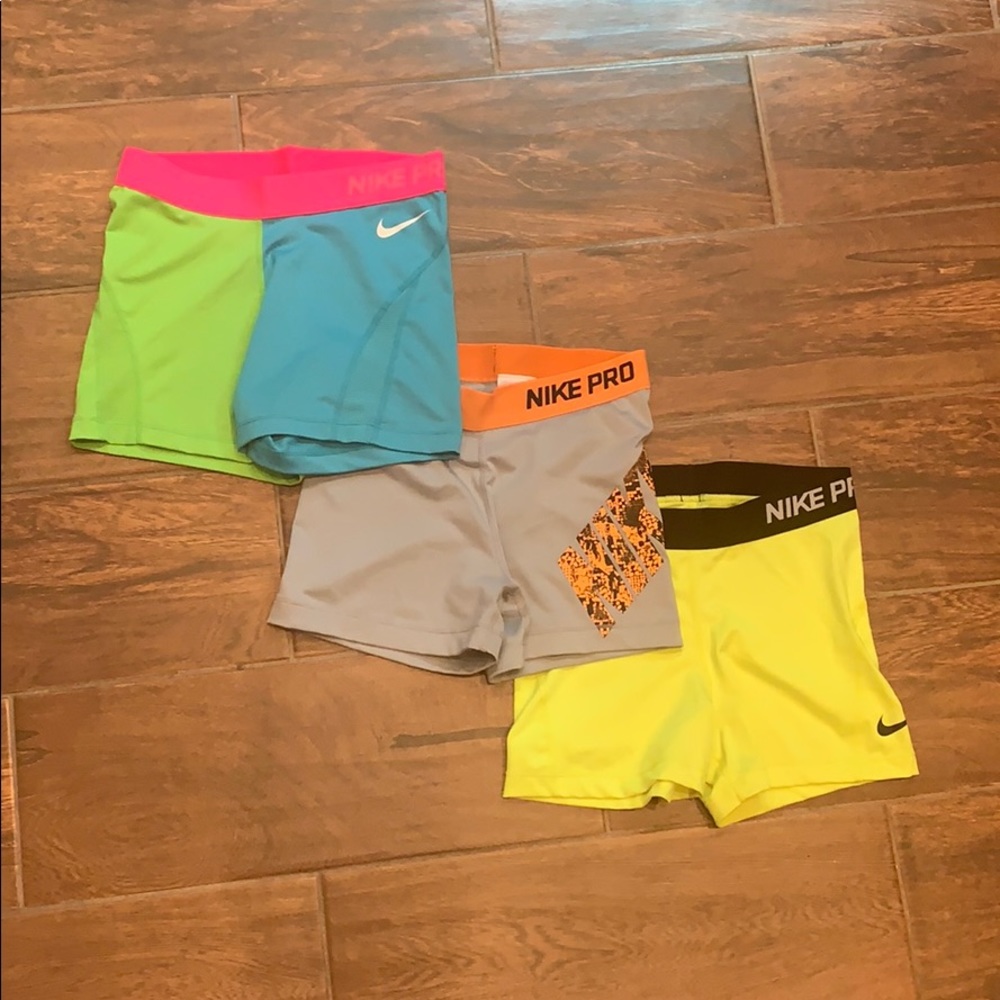 Lot of 3 Nike workout shorts